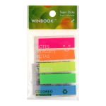 Стикеры пластиковые, полоски, 5 штук в пакете с подвесом