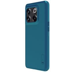 Тонкий чехол синего цвета (Peacock Blue) от Nillkin для OnePlus ACE Pro и 10T 5G, серия Super Frosted Shield