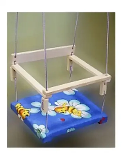 Качели подвесные детские на веревках с матрасиком