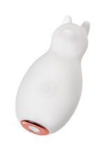 Вибратор Mr.Bear из силикона белый 7,5 см