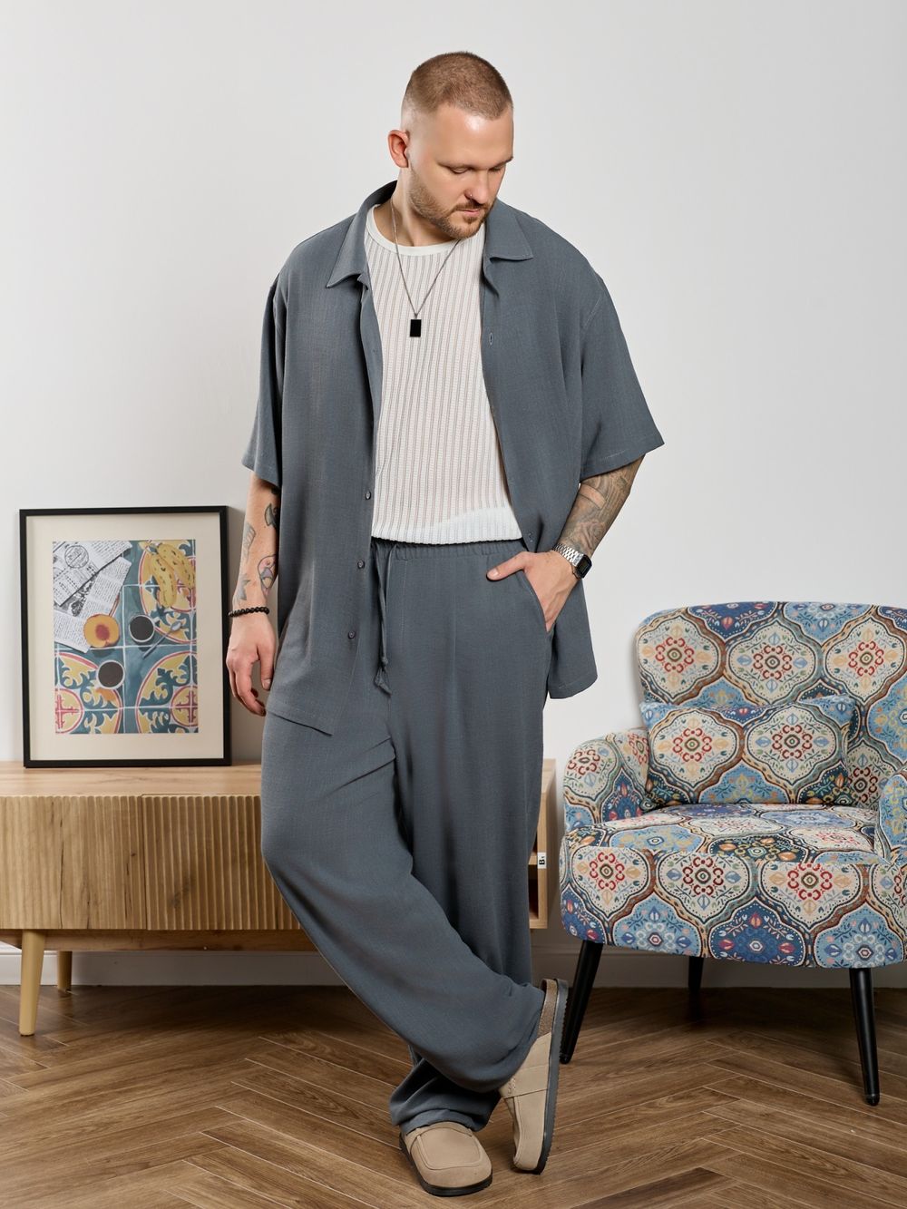 Брюки мужские Линкольн-3 Виотекс ГРАФИТОВЫЙ