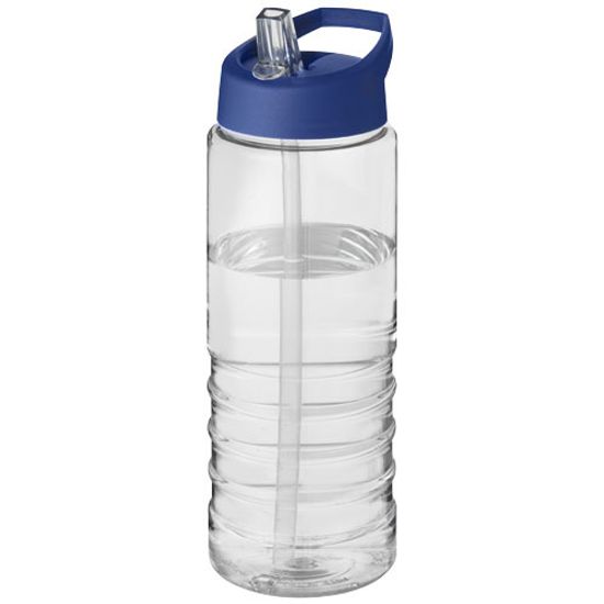 Спортивная бутылка H2O Treble объемом 750 мл с крышкой-носиком