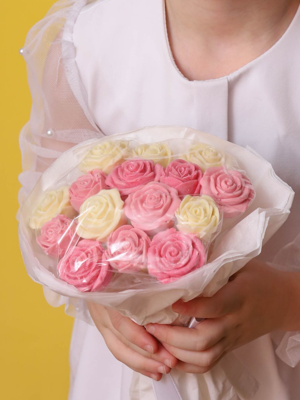 Букет из 15 сладких роз