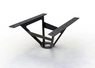 Кронштейн для стола непрозрачный, цвет синий