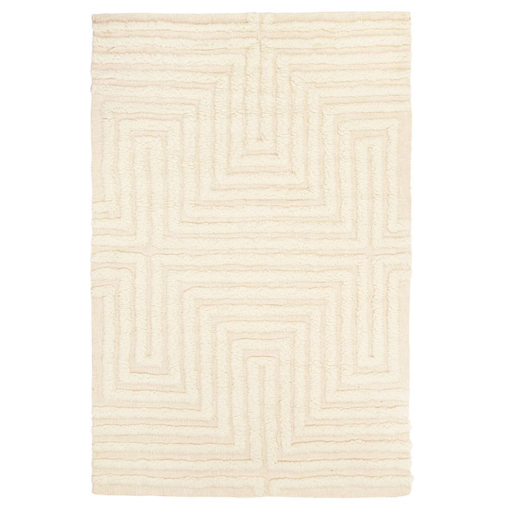 Ковер из новозеландской шерсти и хлопка shimla из коллекции ethnic, 120х180см