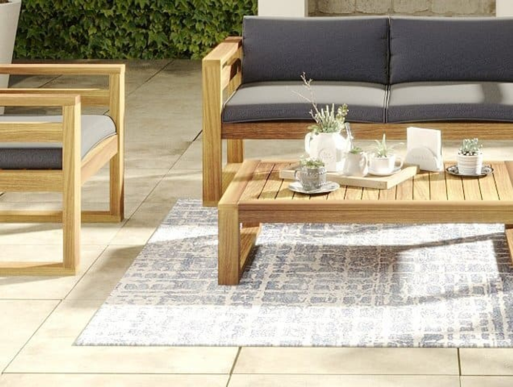 Комплект деревянной мебели Tagliamento Booka, натуральный, темно-серый