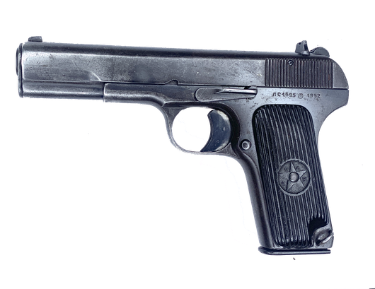 Охолощенный ТТ СХП пистолет Токарева СССР 1952 г. Оригинальное воронение, в отличном состоянии