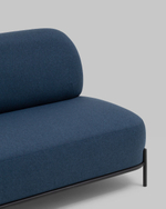 Диван Стоун рогожка синий