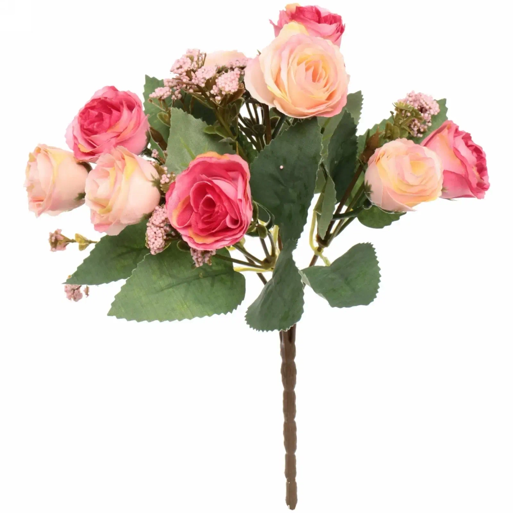 Искусственные цветы «Энерджи» 28см цвет розовый