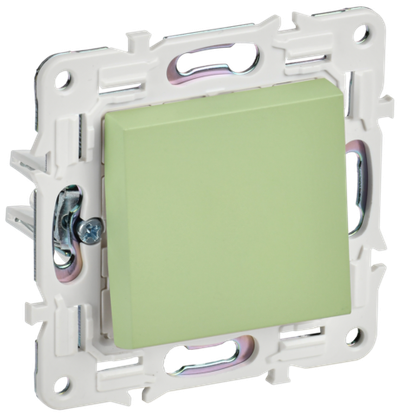 SKANDY Выключатель 1-клавишный 10А SK-V01G мятный IEK