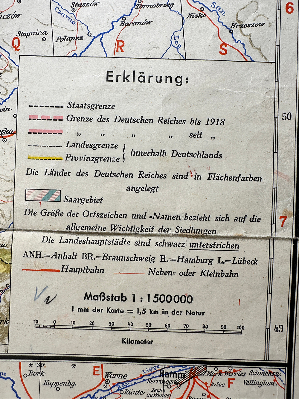 Генеральные карты Флемминга, № 10 N: Германия (Deutschland). Берлин, Германия. Georg Westermann.1935