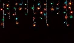 Электрическая гирлянда Бахрома 4м 200led мультицвет (02.6Т.200)