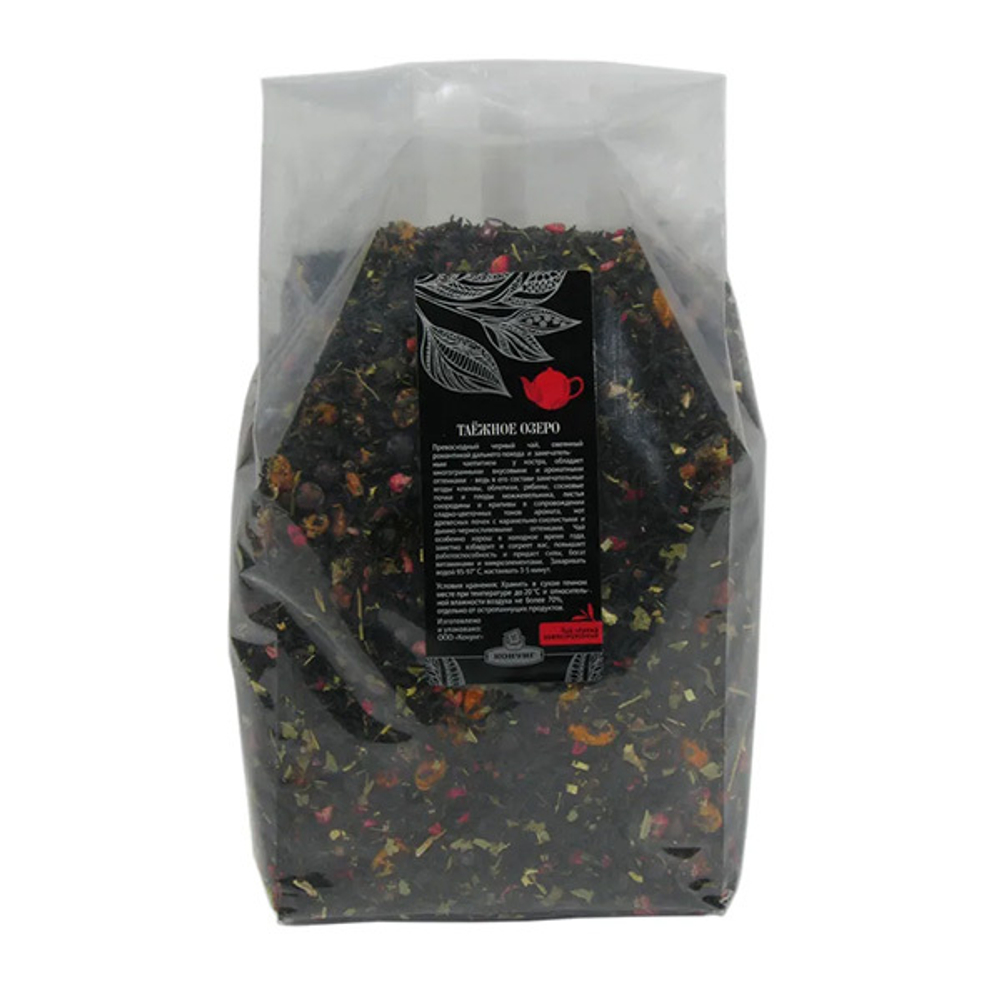 Черный ароматизированный чай Таежное озеро Конунг 500г