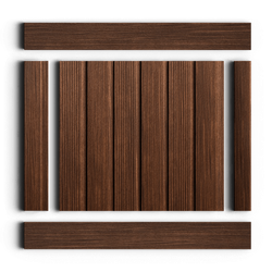 Стеновая панель HiWood декорированная, 270x12 см