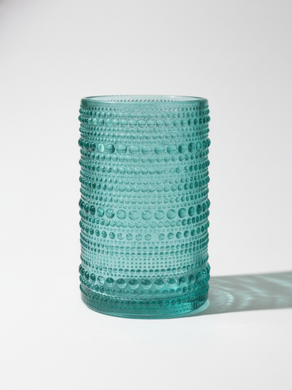 Набор стаканов 400 мл. 6 шт., стекло с фактурным орнаментом, коллекция Юпитер