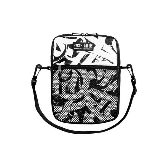 Сумка ТАЙНА через плечо x ЗУКО черный/экокожа/черный принт