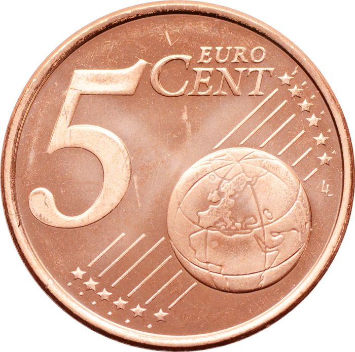 5 евроцентов 2007 Словения (5 euro cent)