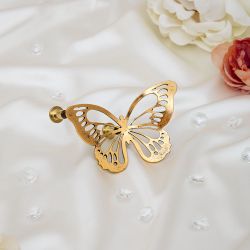 Ручка мебельная Бабочки 110 Амбер