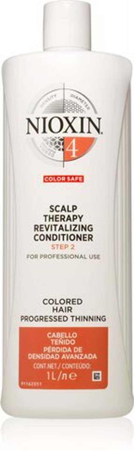 Nioxin System 4 Color Safe - глубоко питательный кондиционер для окрашенных и поврежденных волос /   1000  ml  / GTIN 8005610498843