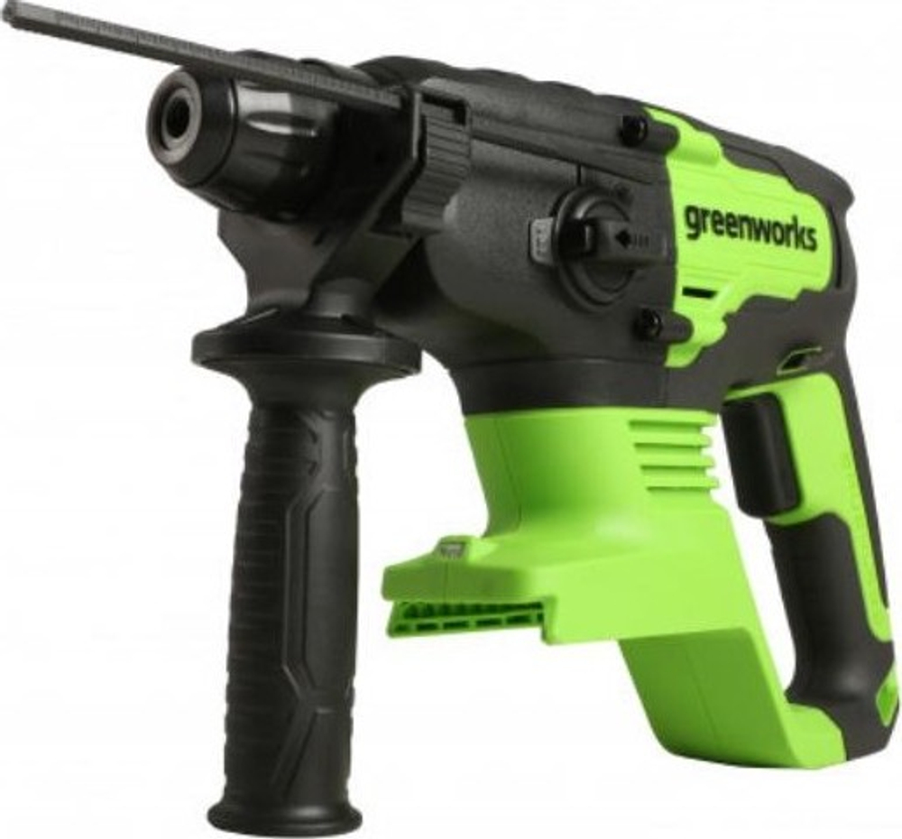 Перфоратор аккумуляторный GREENWORKS GD24SDS2K4 бесщеточный 3803007UB