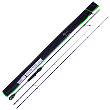 Спиннинг Kaida 842-265 Paladin 2.65м 2верш. 5-20/7-32г 2секц. вес 150г Carbon Колец 8шт Тр.длина 1.36м Ручка неопрен