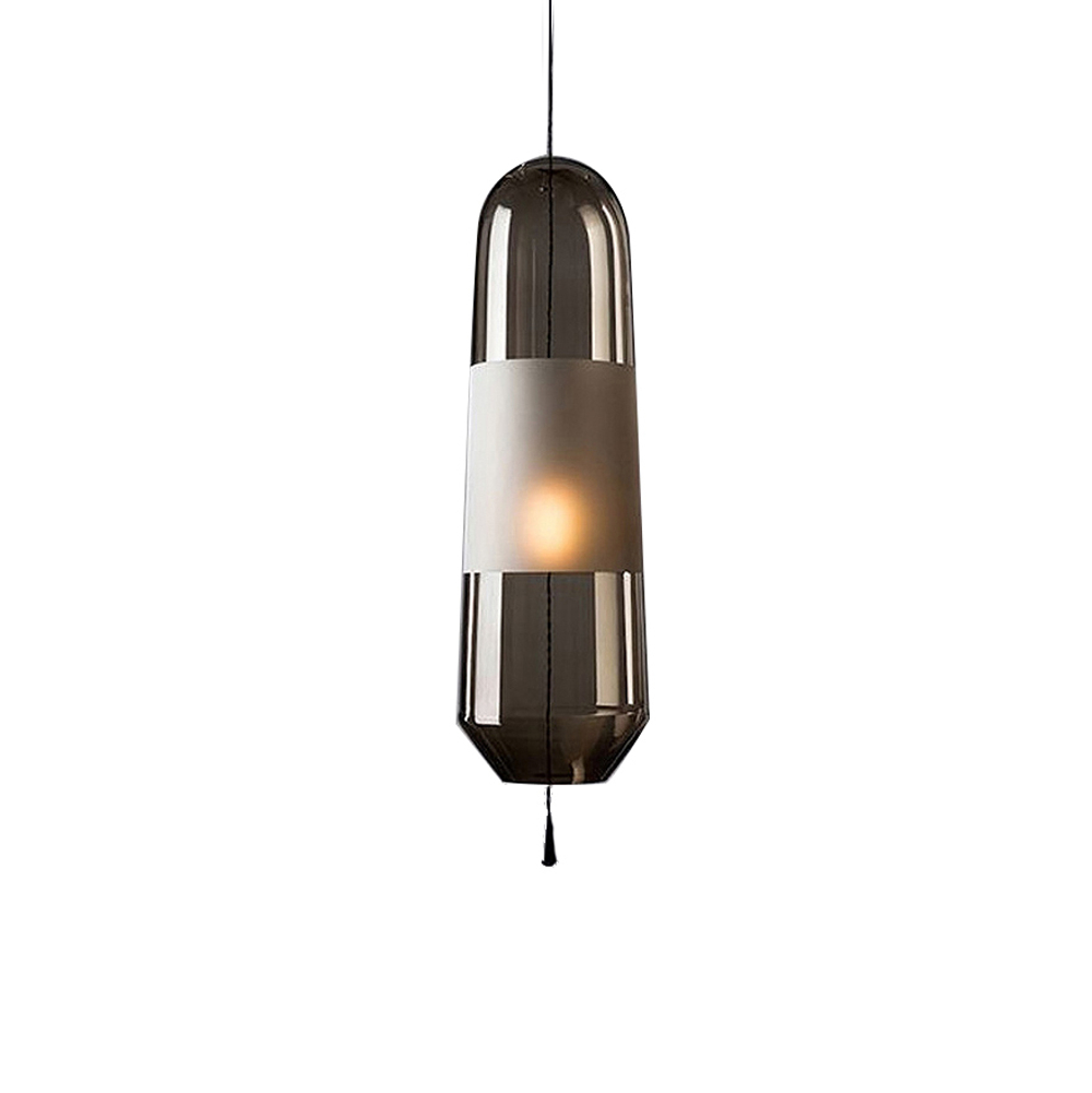 Pendant design lamp Pill  ( Smoky )