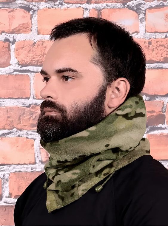 Тактическая зимняя балаклава флисовая Мультикам
