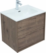 Тумба с раковиной Aquanet Lino 287541 60 (Flat) дуб веллингтон