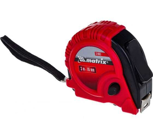 РУЛЕТКА MATRIX ИЗМЕРИТЕЛЬНАЯ 3МХ16ММ 31003