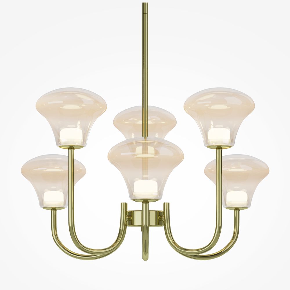 Люстра на штанге светодиодная Maytoni Dynasty MOD402PL-L20BS3K