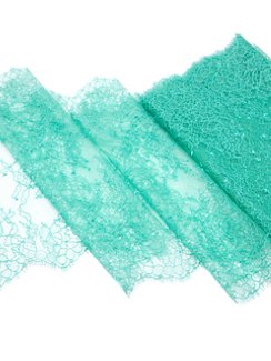 01-11 Кружево шантильи 23 см, ментол
