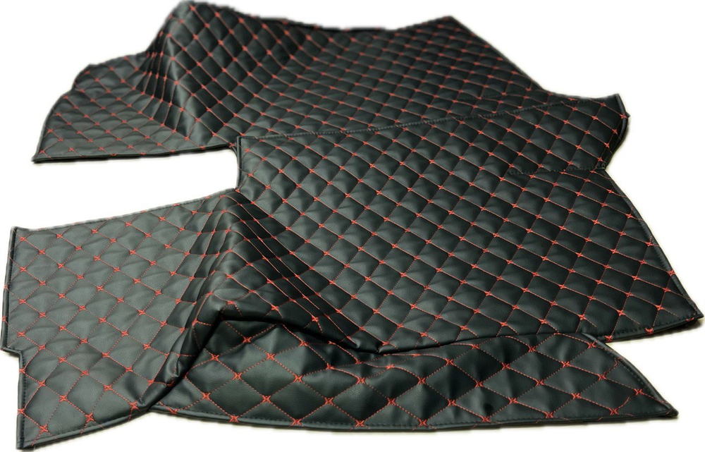 Коврики (утеплитель) под сиденья УАЗ 452 Буханка (красная нить Бабочка)