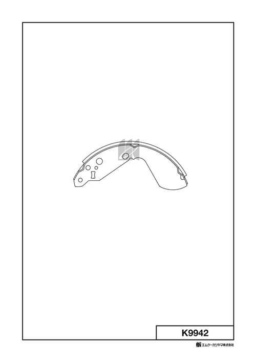 Барабанные тормозные колодки KASHIYAMA K9942