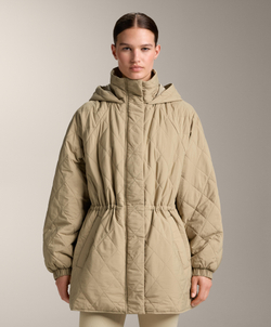 Oysho Куртка с наполнителем FELLEX® с AEROGEL, бежево-зеленый
