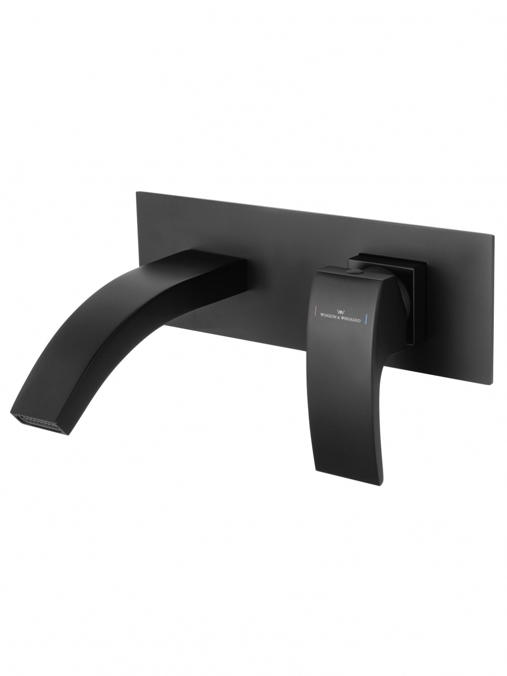 Смеситель для раковины встраиваемый WONZON & WOGHAND FIT, Черный матовый (WW-88869009-MB)