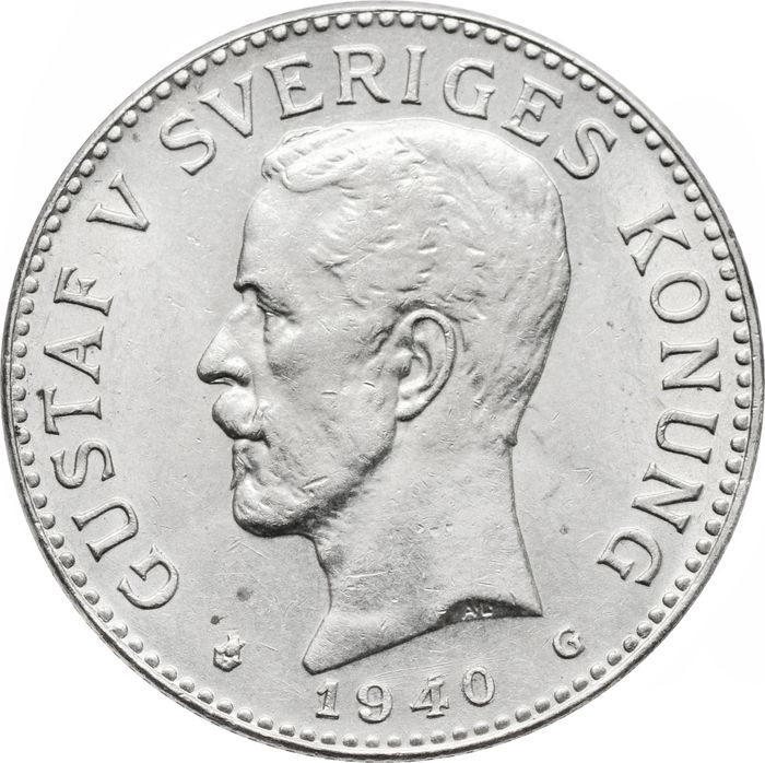 2 кроны 1940 Швеция