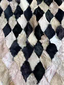 Меховой Коврик прикроватный накидка на кресло из овчины