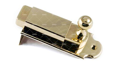 Засов латунный дверной Малый