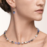 Колье Coeur de Lion Blue-Gold 2839/10-0716 цвет голубой, серый, синий