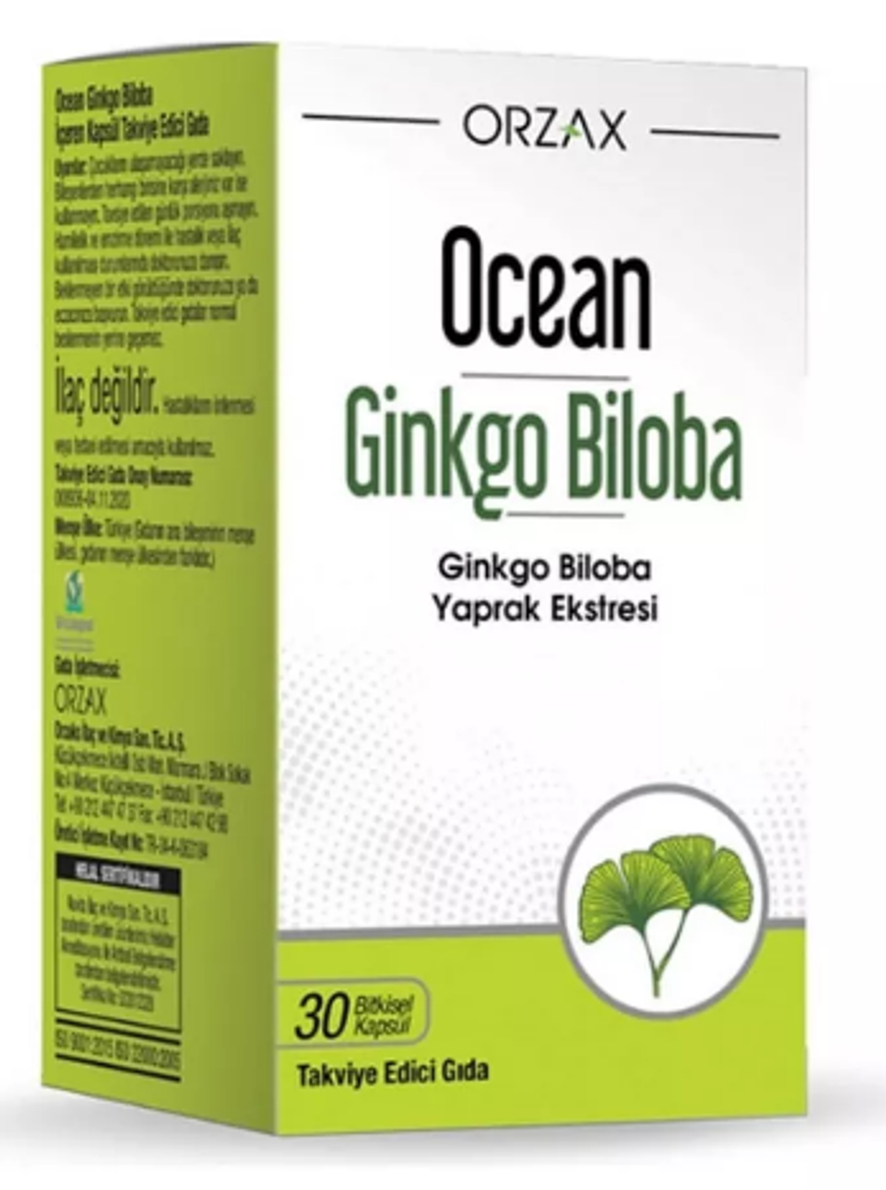 Orzax OCEAN GINGKO BILOBA