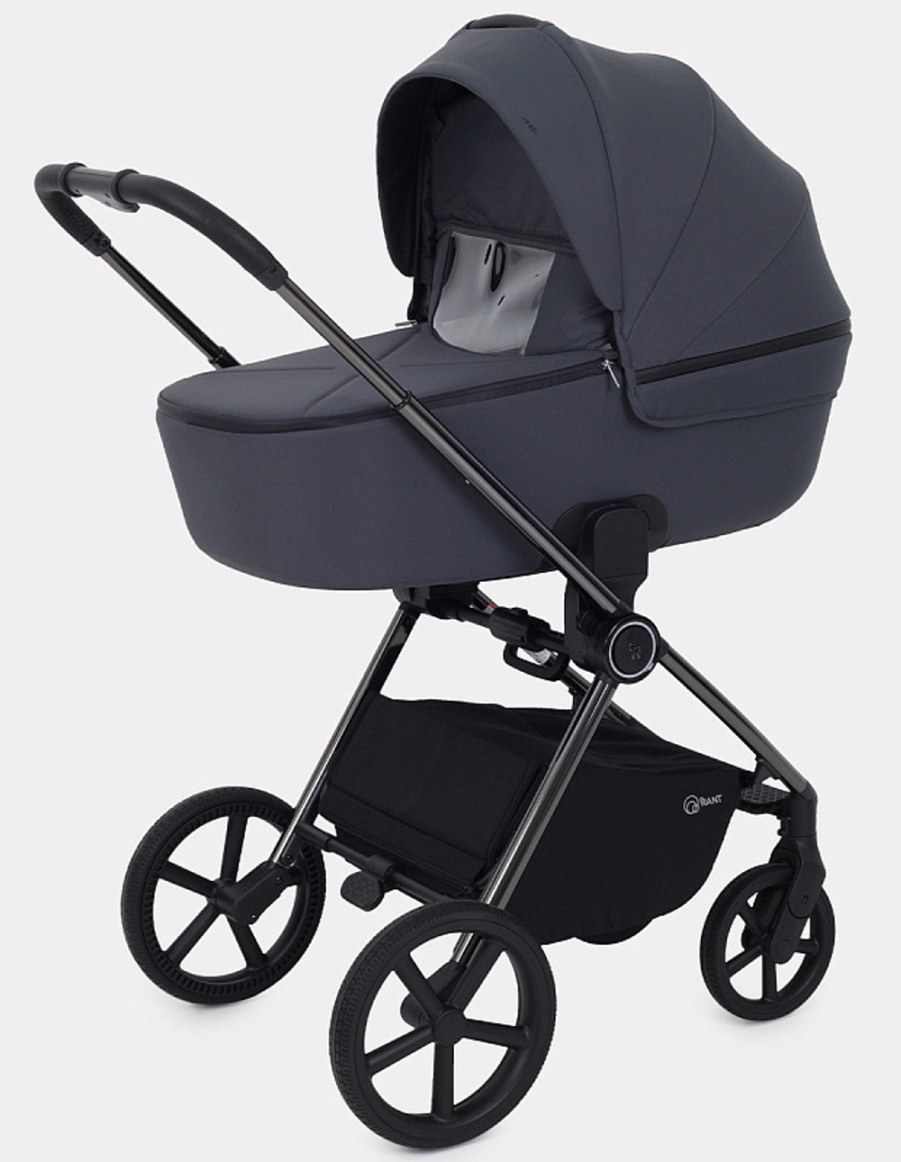 Детская коляска Rant Teo Black Chrome 2 в 1 Graphite
