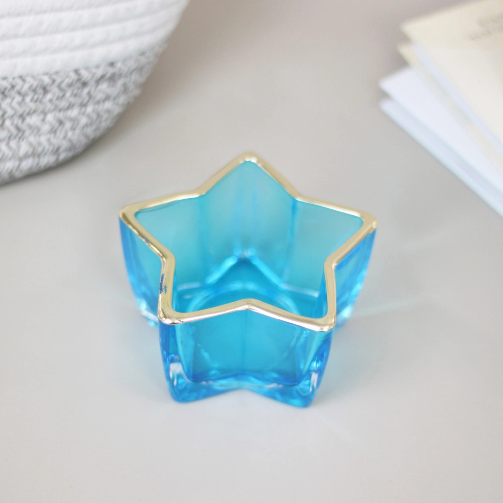 Подсвечник «Звездная ночь» 10*5,5 см, Голубой