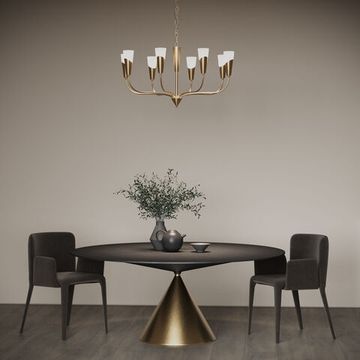 Подвесная люстра 8*E14 a068281 латунь 60167/8 Rhyton Eurosvet