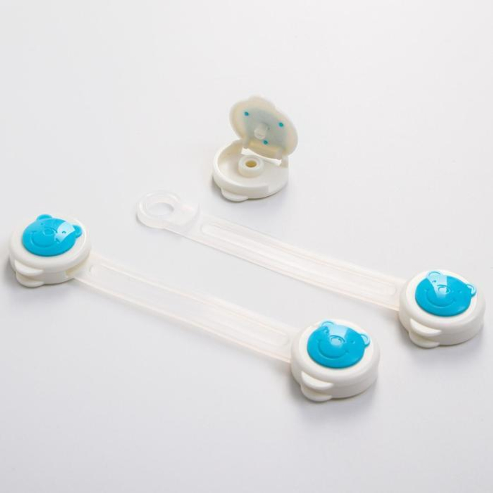 Блокиратор дверей универсальный, 2 шт, цвет синий 832758