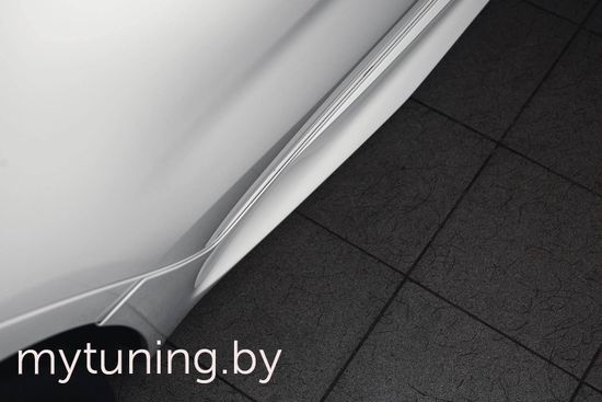 Накладки на пороги без брызговиков для Kia Rio IV