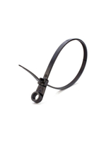 Стяжки Optimus 3,6x200мм с монтажным кольцом черные (100шт)