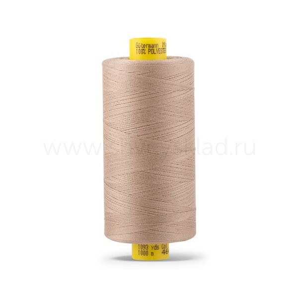 Нитка Gutermann Mara 120 (1000 метров), 1 кат., универсальная | 464 песочный