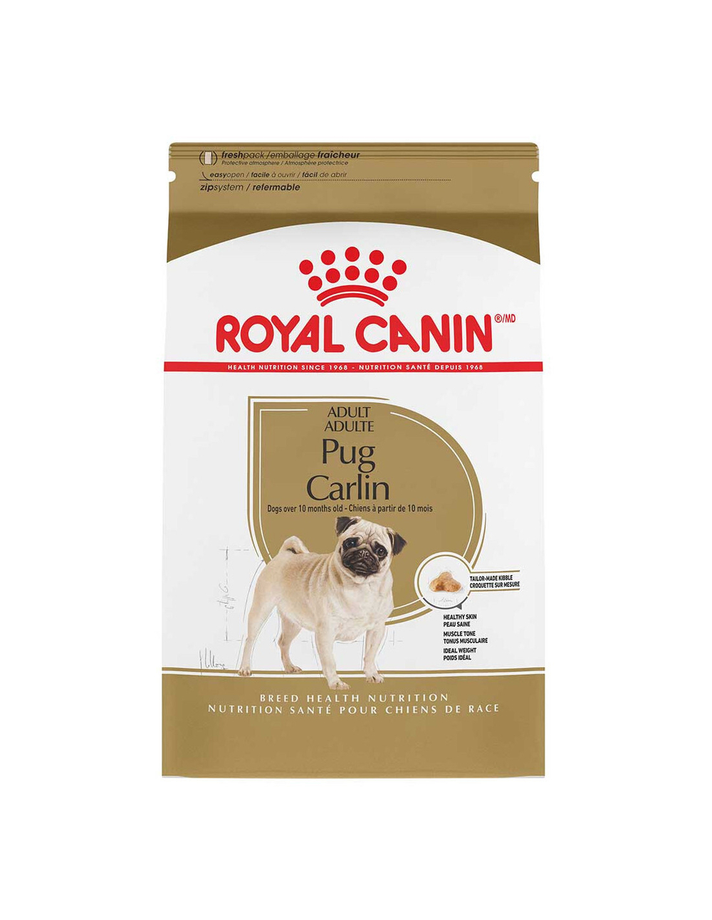 Royal Canin Pug Adult Корм сухой для взрослых собак породы Мопс 500 г