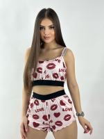 Пижама шорты и топ-майка A0038