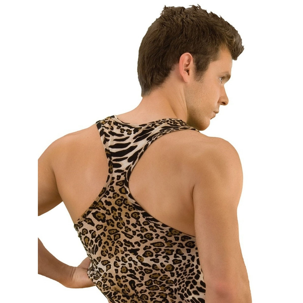 Мужская майка с леопардовым принтом LaBlinque LB013